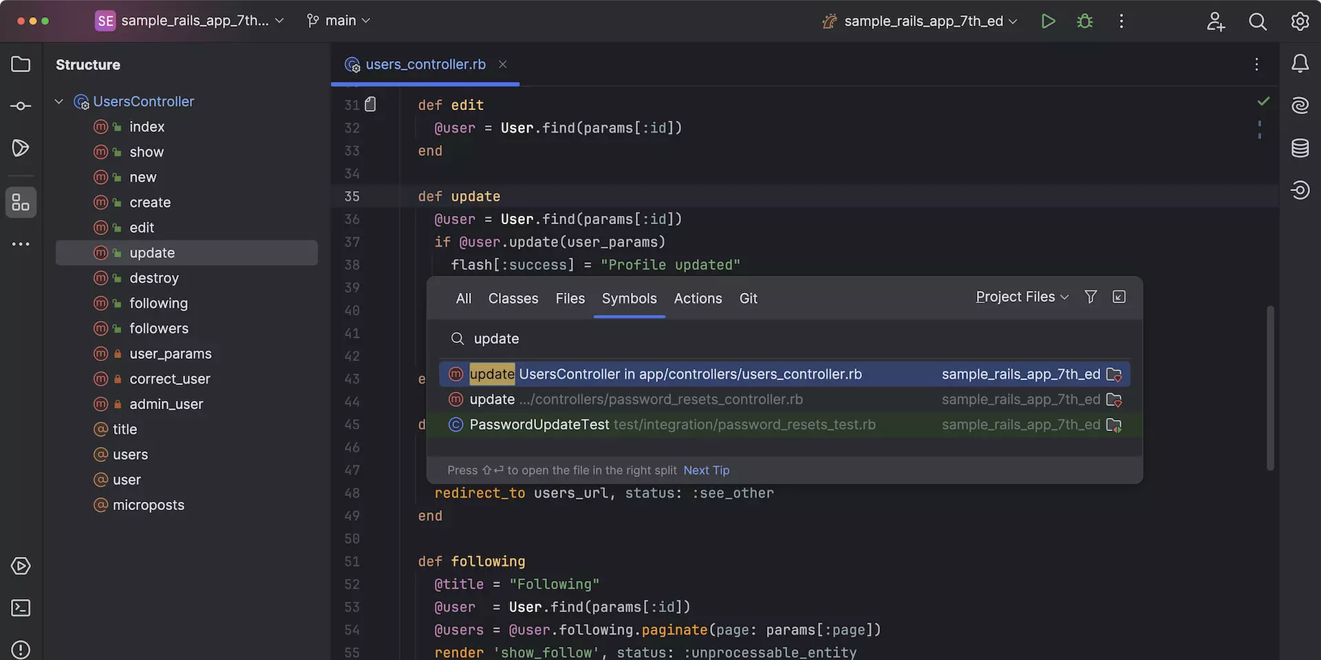 RubyMine截图9 RubyMine截图9