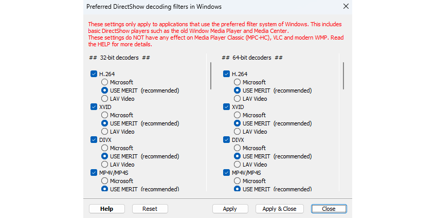 K-Lite Codec Pack截图2 K-Lite Codec Pack截图2