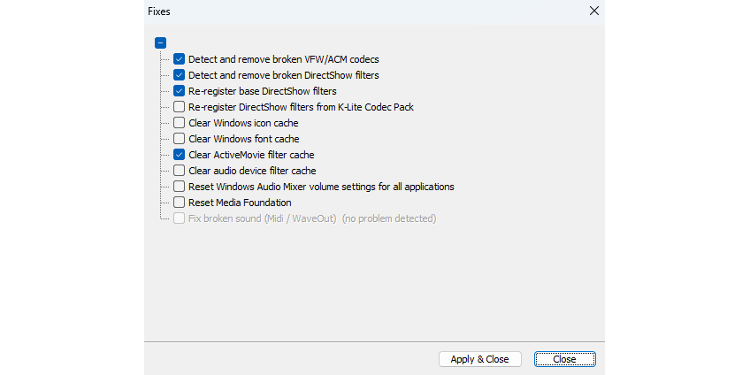 K-Lite Codec Pack截图5 K-Lite Codec Pack截图5